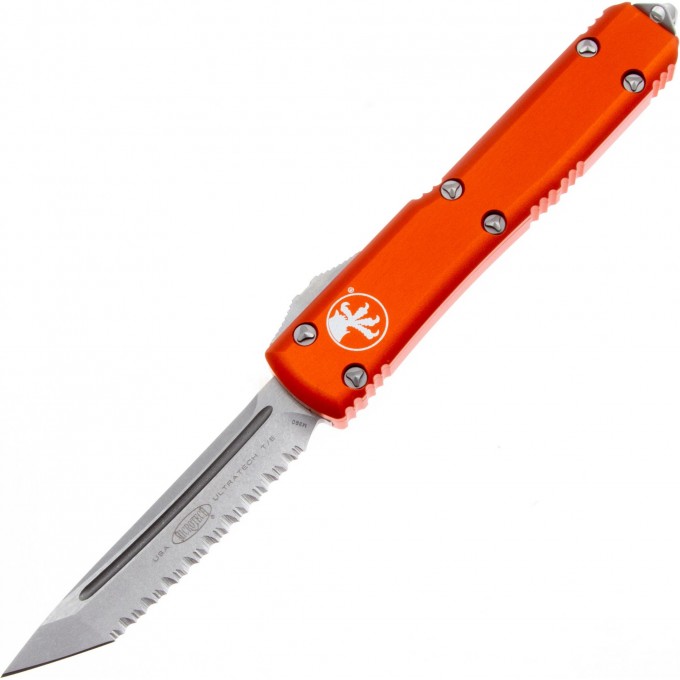 Нож MICROTECH ULTRATECH T/E SERRATED STONEWASH MT_123-12OR Нож MICROTECH ULTRATECH T/E SERRATED STONEWASH MT_123-12OR