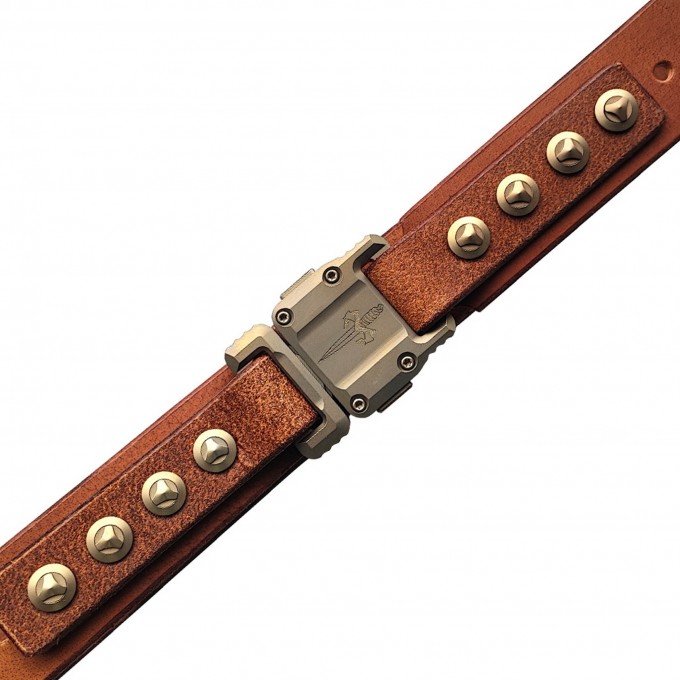Ремень MARFIONE CUSTOM APIS BELT BROWN WATER BUFFALO MT_Apis Belt brown water Ремень MARFIONE CUSTOM APIS BELT BROWN WATER BUFFALO MT_Apis Belt brown water